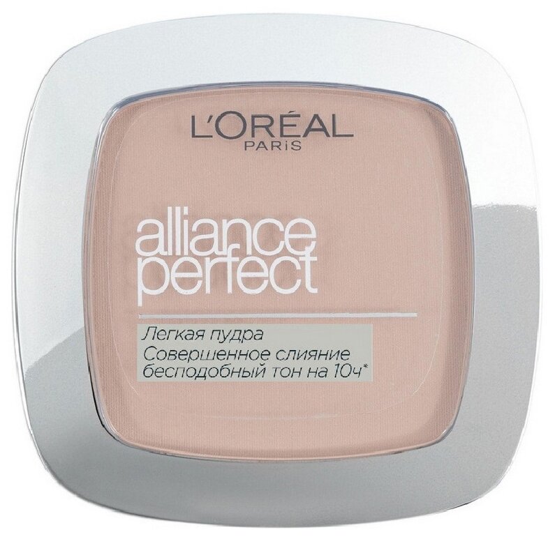 Пудра компактная для лица LOREAL ALLIANCE PERFECT Совершенное слияние тон n4 (бежевый)