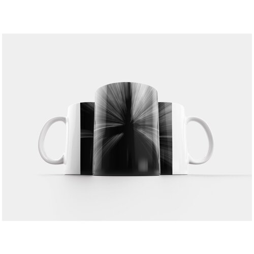 фото Кружка "задний план, чернить, абстрактный" 320 мл lotsprints