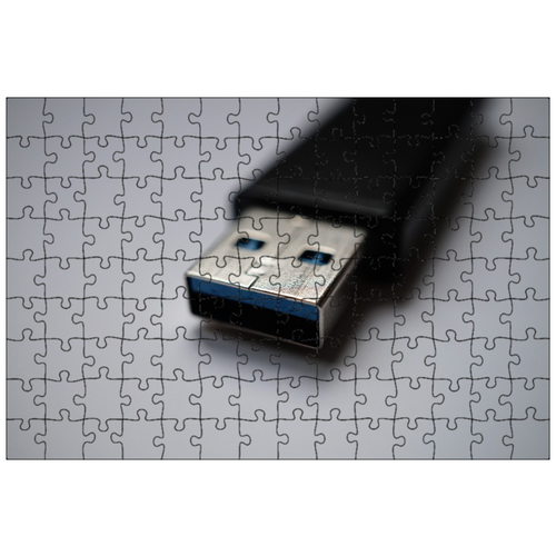 фото Магнитный пазл 27x18см."usb, палка, электроника" на холодильник lotsprints