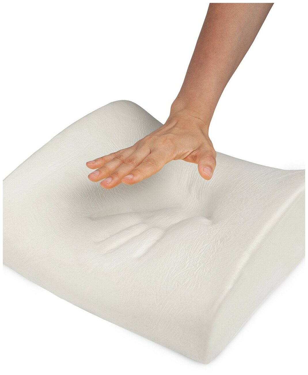 Анатомическая подушка Ambesonne для поясницы и спины с эффектом памяти Memory Foam, 35x37см. - фотография № 8