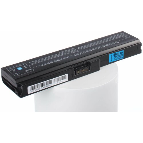 Аккумуляторная батарея iBatt iB-U4-A494X 6800mAh для ToshiBa Satellite L750D-10X, Satellite L675D-111, Satellite L655-14C, Satellite A660-157, Satellite L675D-10M, Satellite L655-1CV, Satellite L655-18N, Satellite L655-19U, Satellite Pro L630 аккумулятор для ноутбука toshiba satellite l655 131 5200 mah 11 1v