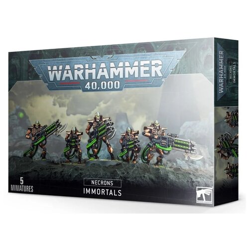 Миниатюры Games Workshop Warhammer 40,000 Necrons Immortals миниатюры warhammer games workshop набор оссиархи костяные жнецы мотрек страж