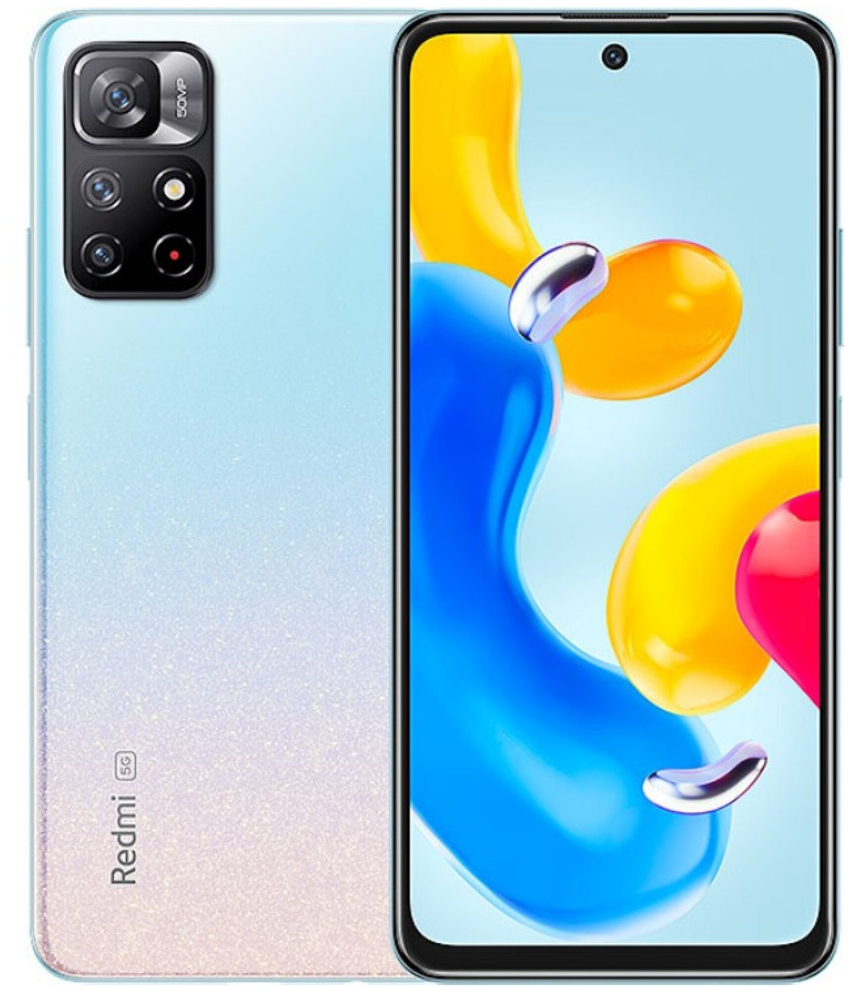 Смартфон Xiaomi Redmi Note 11S 5G 4/64 ГБ Global, звездный синий