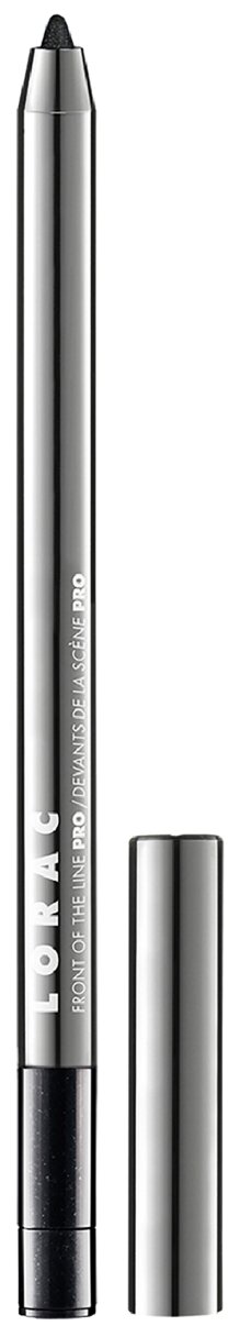 Lorac водостойкий карандаш для век front of the line pro eye pencil, оттенок black pearl