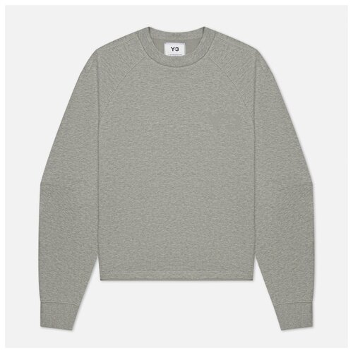 фото Женская толстовка y-3 classic chest logo crew neck серый , размер xs