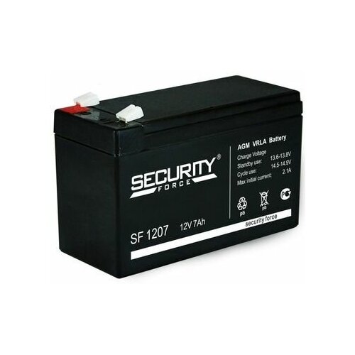 фото Аккумулятор 12в 7 а•ч (sf 1207) security forсe