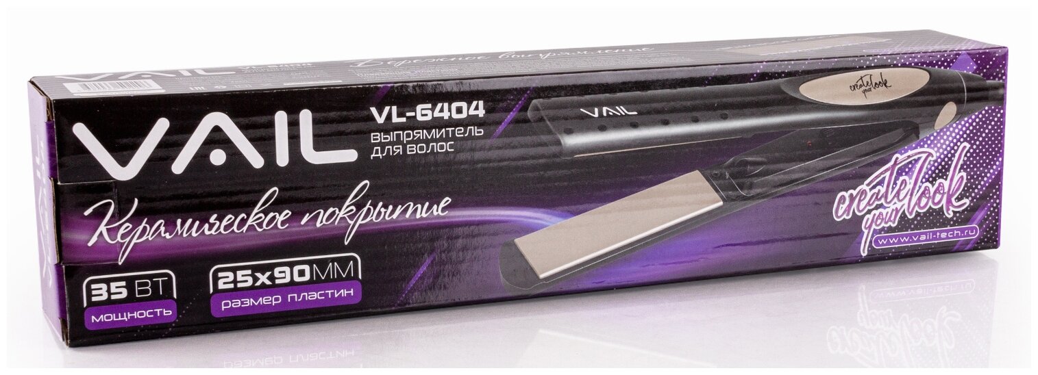 Выпрямитель для волос VAIL VL-6404 25*90мм - фотография № 6