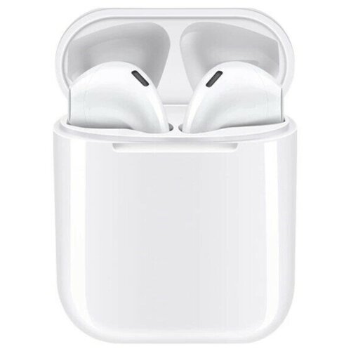 Беспроводные наушники Bluetooth i12 TWS вкладыши Белый 77900₽