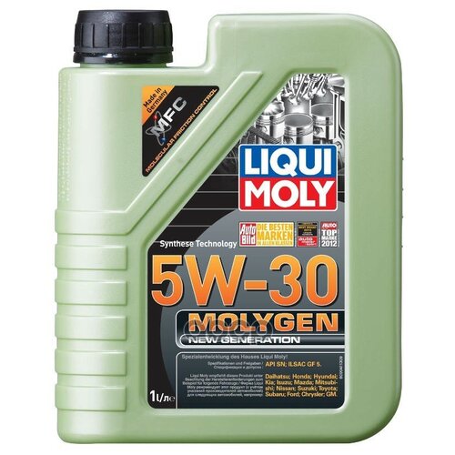 фото Liqui moly 5w-30 sn/сf molygen new generation 1л (нс-синт.мотор.масло)