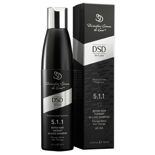 DSD Botox Hair Therapy de Luxe Shampoo № 5.1.1 - Восстанавливающий шампунь Ботокс для волос Де Люкс 500 мл dsd de luxe шампунь intense shampoo 3 1 интенсивный диксидокс де люкс 500 мл