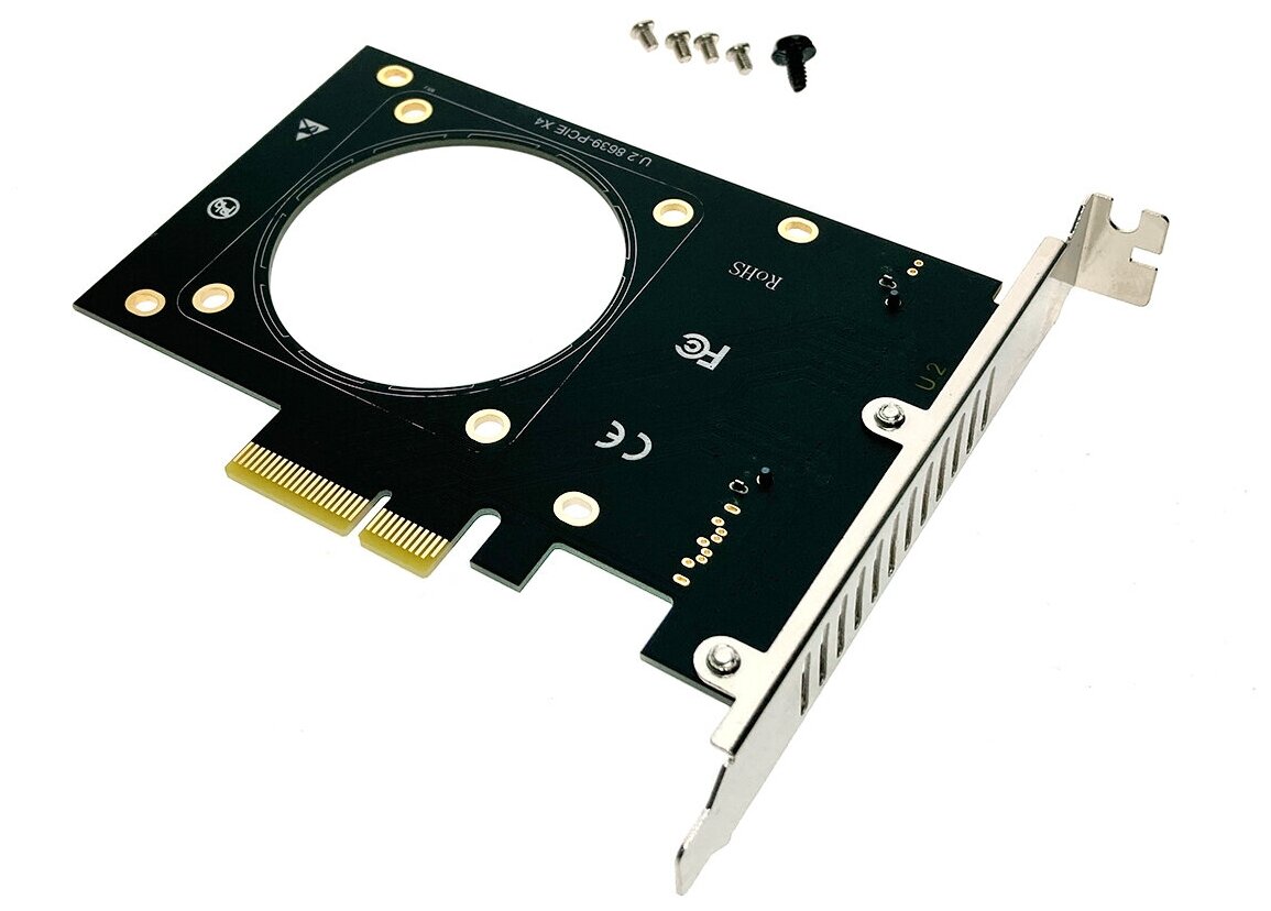 Контроллер PCI-E U2 SFF-8639 для NVMe SSD PCIEU2A ver2 Espada