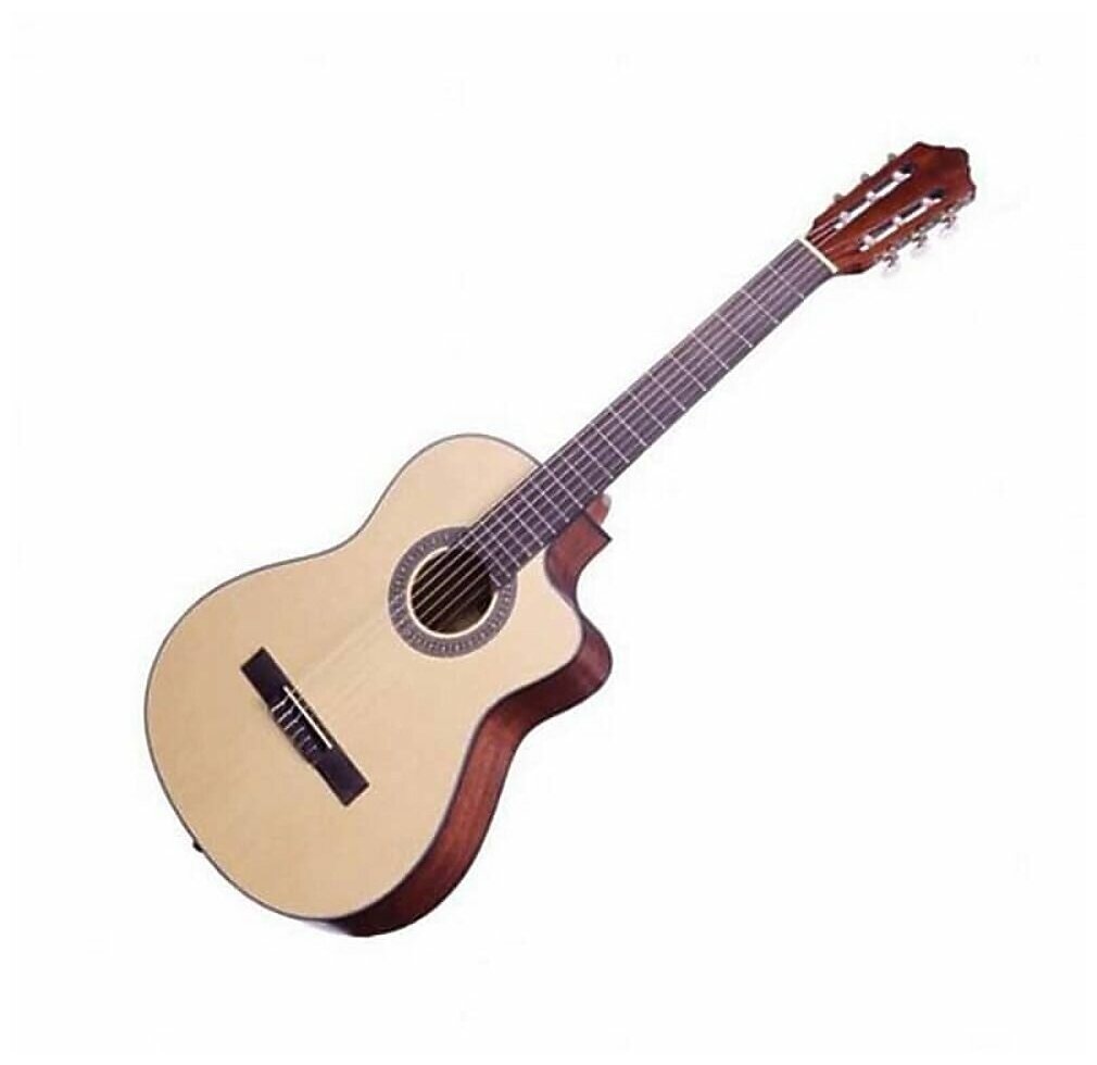 Классическая гитара с подключением Encore ENC44CE BK 4/4, Encore (Энкор)