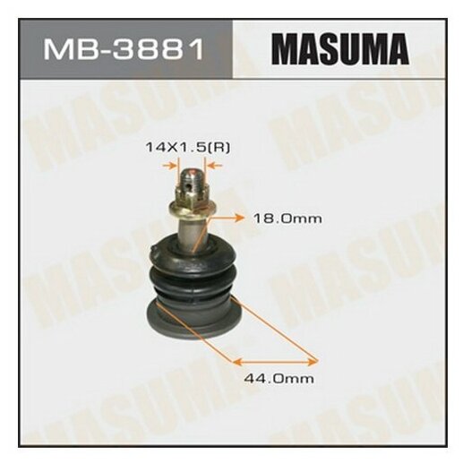 Шаровая Опора Masuma Front Up Hilux/ Kun1#, 2# 04- Masuma арт. MB-3881