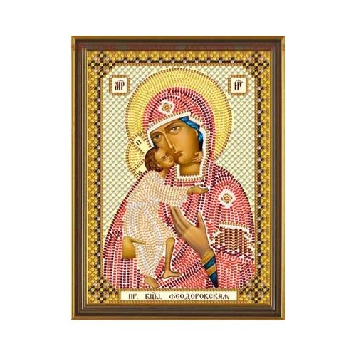 Набор для вышивания Нова Слобода С №03 6008 Богородица Феодоровская 13 х 17 см