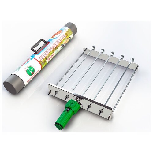 Шампуры-самокруты Ленивый Шашлычник МВШ 5, 5 шт.