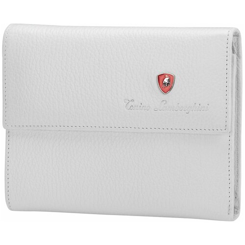 фото Кошелек tonino lamborghini sport elegance white, 13.9х10.3 см, кожа.
