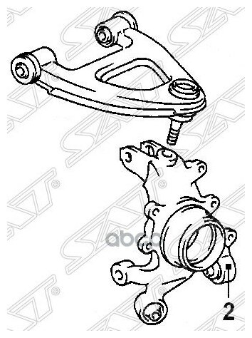 фото Сайлентблок плавающий задней цапфы chaser cresta mark2 92-98 d -12