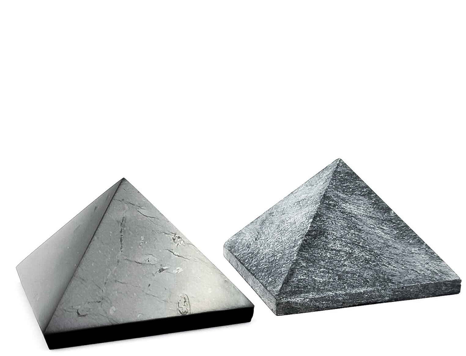 Пирамиды гармонизаторы шунгит/талькохлорит 10 см - фотография № 1