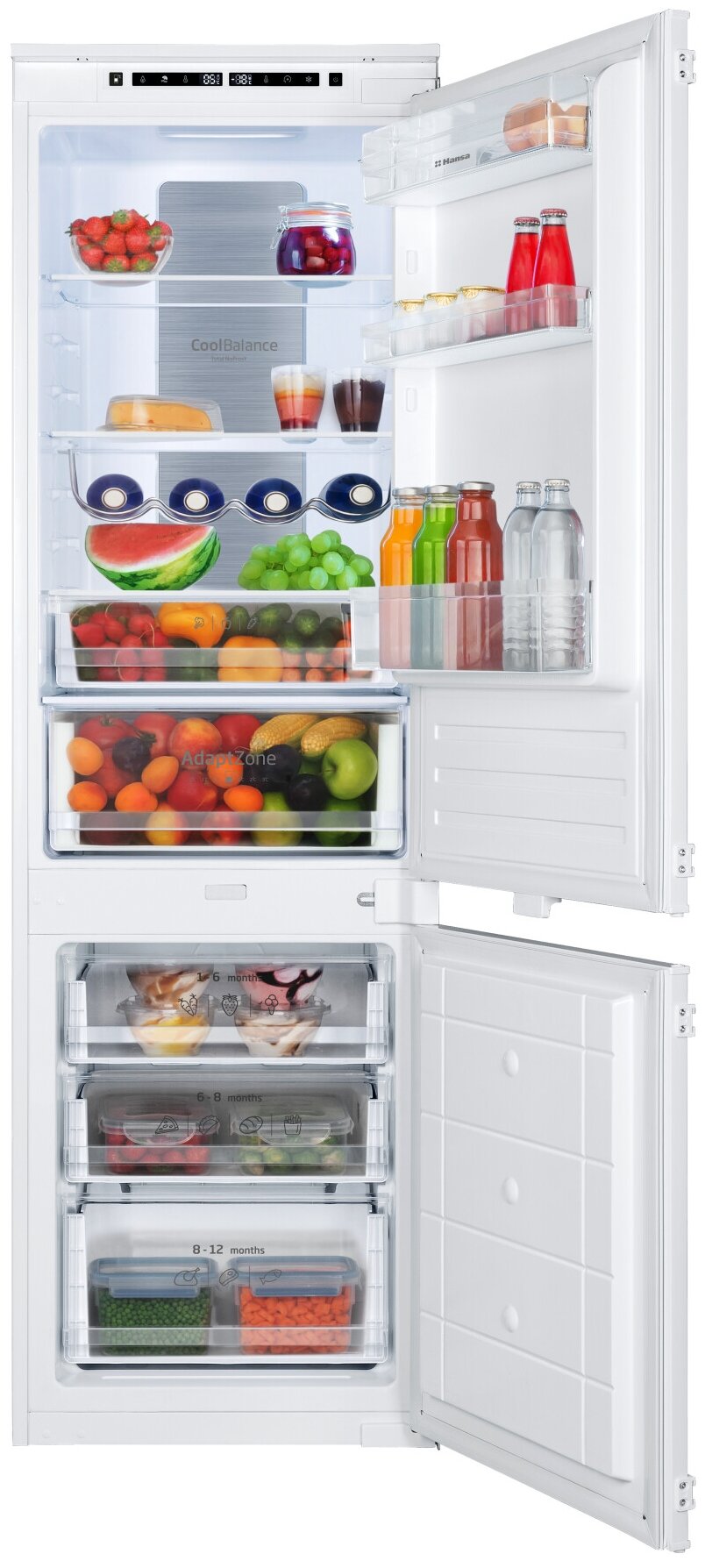 Встраиваемый холодильник Hansa BK318.3FVC, белый - фотография № 3