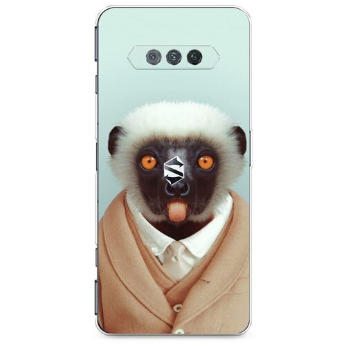 фото Силиконовый чехол "лемур в костюме" на xiaomi black shark 4s / сяоми блэк шарк 4s case place