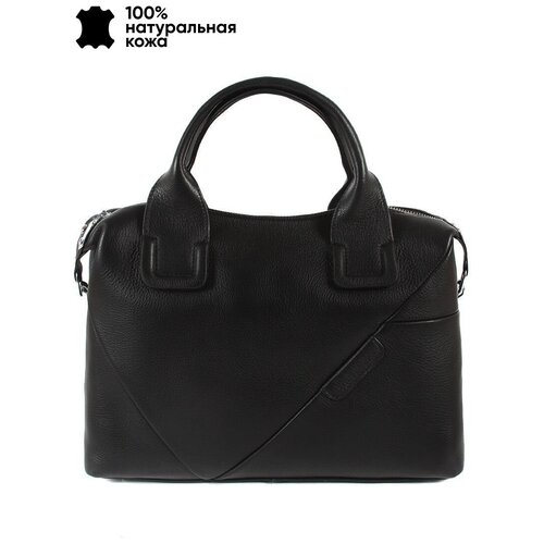 фото Сумка/сумка женская/натуральная кожа/meyninger/а-св-8248/темно-зеленый/модель шоппер/с двумя ручками