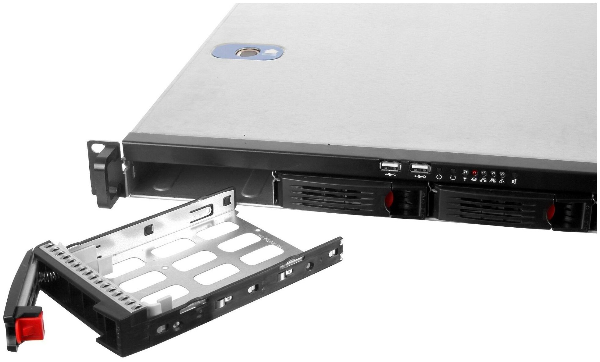 Корпус серверный 1U Exegate EX264267RUS 19", глубина 660, без БП, 4xHotSwap, USB - фото №7