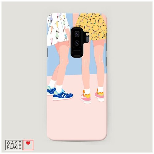 фото Чехол пластиковый samsung galaxy s9 plus ноги в кроссовках case place