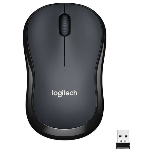 Беспроводная мышь Logitech M221 Silent, charcoal беспроводная мышь logitech m221 silent charcoal usb 910 006510