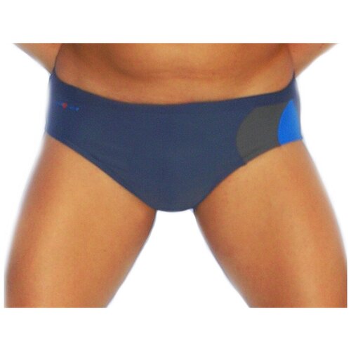 фото Плавки mad wave silver размер xxl синий, для бассейна, тренировки, активный отдых на воде