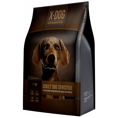 X-DOG ADULT DOG SENSITIVE для взрослых собак всех пород с чувствительным пищеварением с индейкой (1 кг)