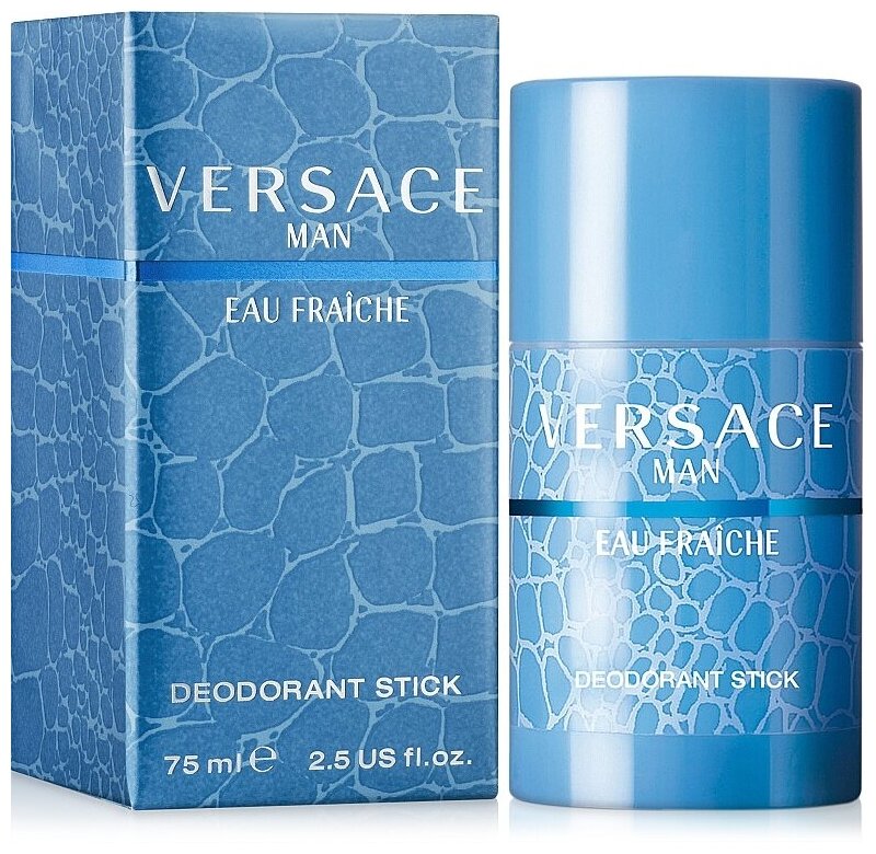 Versace Eau Fraiche Deo Stick Man, Дезодорант Муж, 75 мл