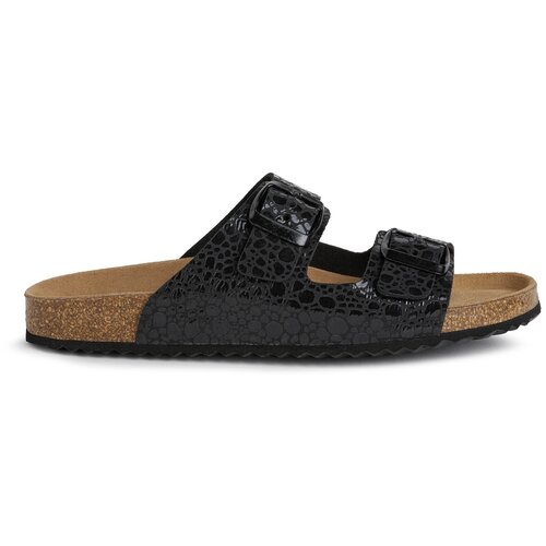 фото Туфли летние открытые geox для женщин d brionia цвет чёрный, размер 35