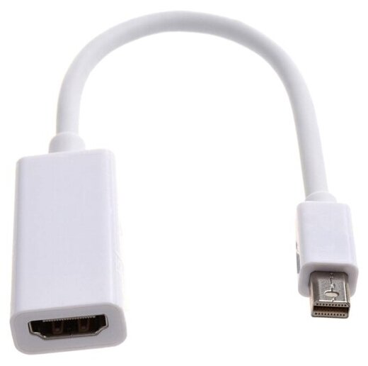 Видео адаптер Orient C315W mini DisplayPort на HDMI 4K*2K кабель 0.2 метра, белый