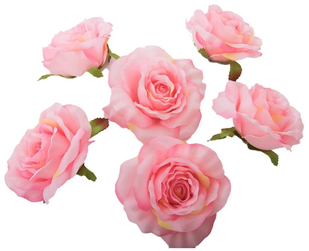 Искусственная головка розы от бренда Holodilova