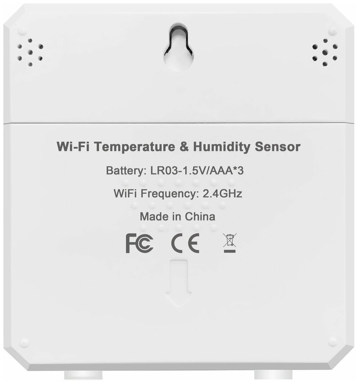 Wi-Fi датчик температуры и влажности ANYSMART, черный - фотография № 5