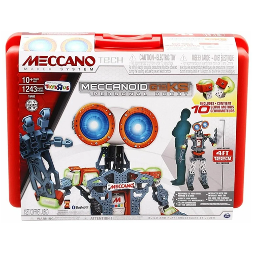 Робот Меканоид MECCANO MECCANOID G15 KS XL 1243 детали. Максимальная версия с чемоданом