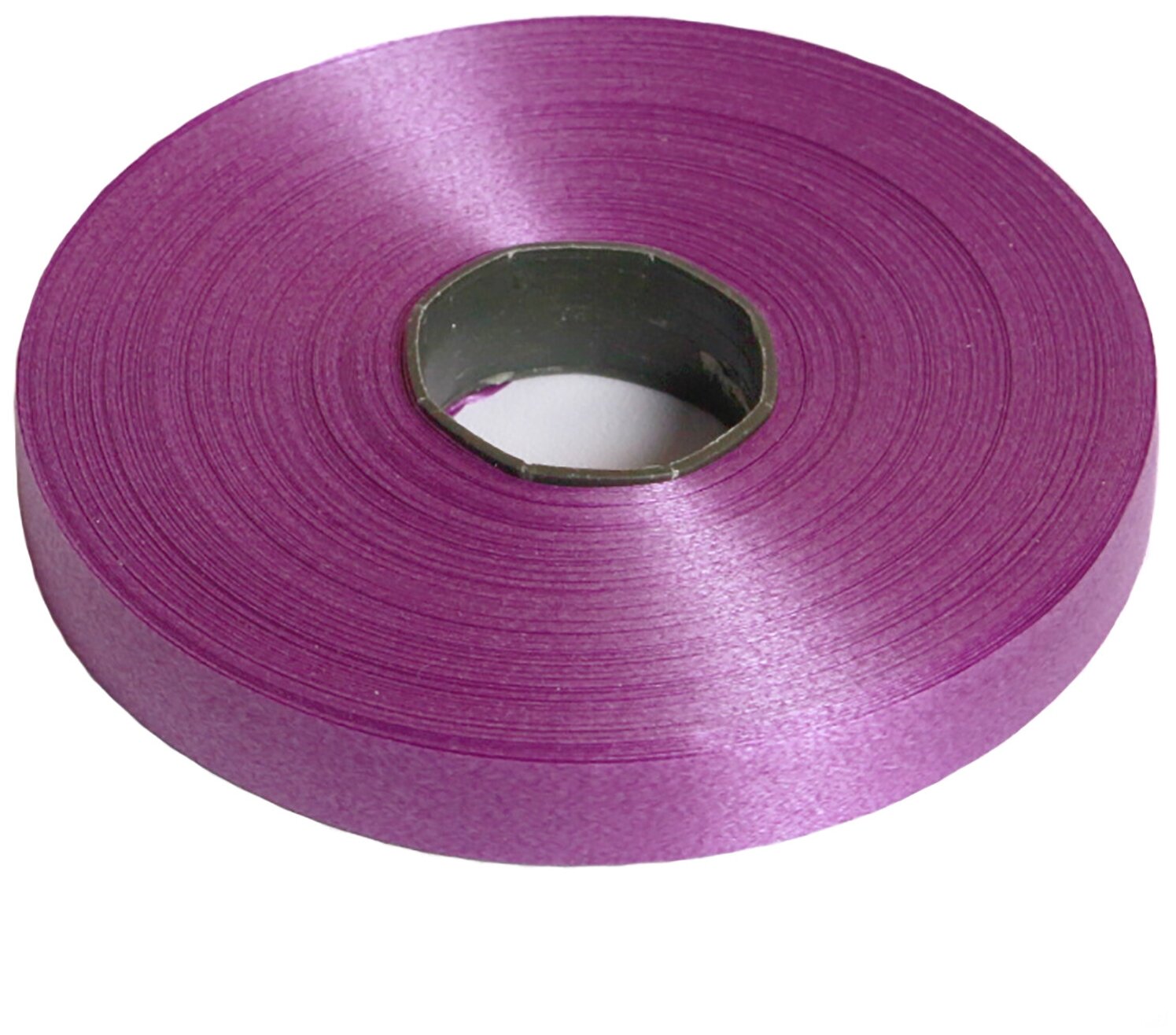 Декоративная лента, цвет фиолетовый, 1,2 см, длина 30 м, размер катушки 9х9х1,2 см