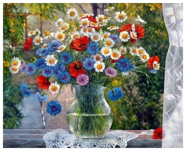 Картина по номерам Colibri "Полевые цветы" 40х50см
