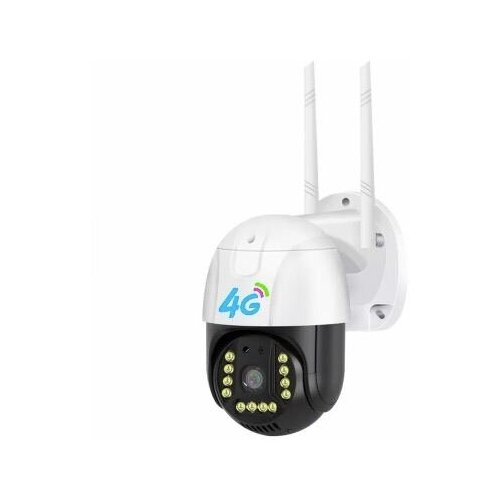 Уличная 2 Мп поворотная 3G/4G IP камера (камера с сим картой) камера видеонаблюдения