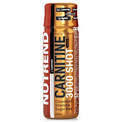 L-Карнитин жидкий NUTREND CARNITINE 3000 SHOT 60 мл, Ананас