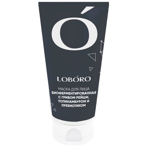 LOBORO /Маска для лица биоферментированная с грибом рейши,топинамбуром и пребиотиком