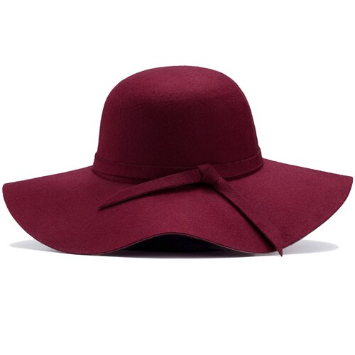 фото Шляпа "унесенные ветром" nothing shop (винный) 56-58 см
