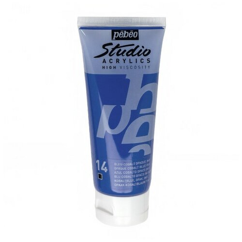 Краски акриловые PEBEO Studio Acrylics 100 мл 831-014 кобальт синий