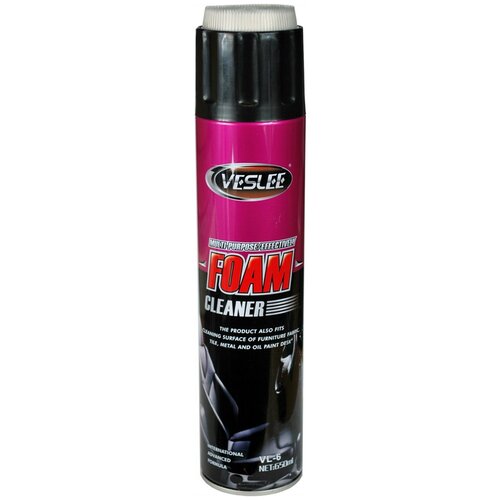 Пенный очиститель универсальный, для салона, KIMI Multi-Purpose Foam Cleaner with brush, аэрозольный баллон, объем 650 мл.