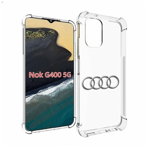 Чехол MyPads audi-ауди-7 мужской для Nokia G400 5G задняя-панель-накладка-бампер