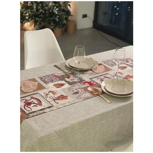 Набор столового белья ONE LAYER праздничный из 100% хлопка