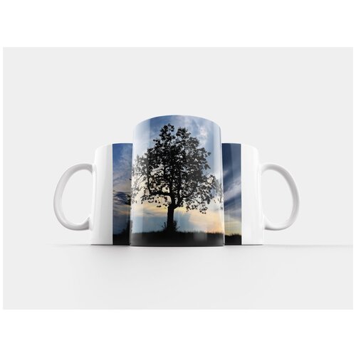 фото Кружка "дерево, вечерняя атмосфера, небеса" 320 мл lotsprints