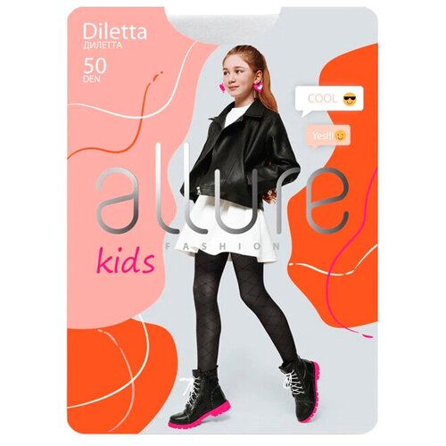 Колготки детские Allure All Diletta 50 Белые 134-140 50 den