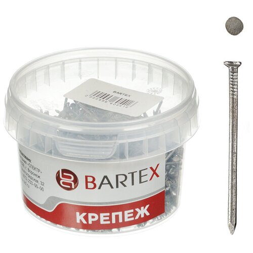 Гвоздь строительный, диаметр 2.5 мм, 50 мм, 0.3 кг, в банке, Bartex