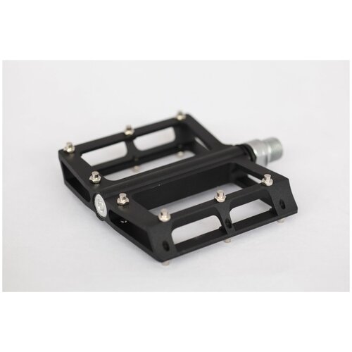 фото Педали wp904 алюминий, широкая фрезерованная платформа, промподшипники, черные neco
